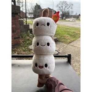 S'mores Marshmallow Removable Plush – Christmas Campfire Plush